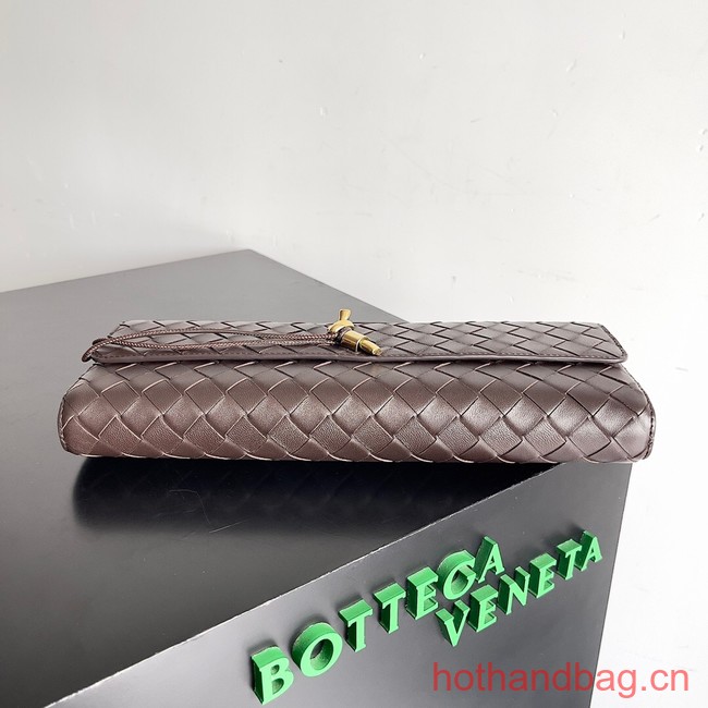 Bottega Veneta Long Clutch Andiamo With Handle 741511 Fondant