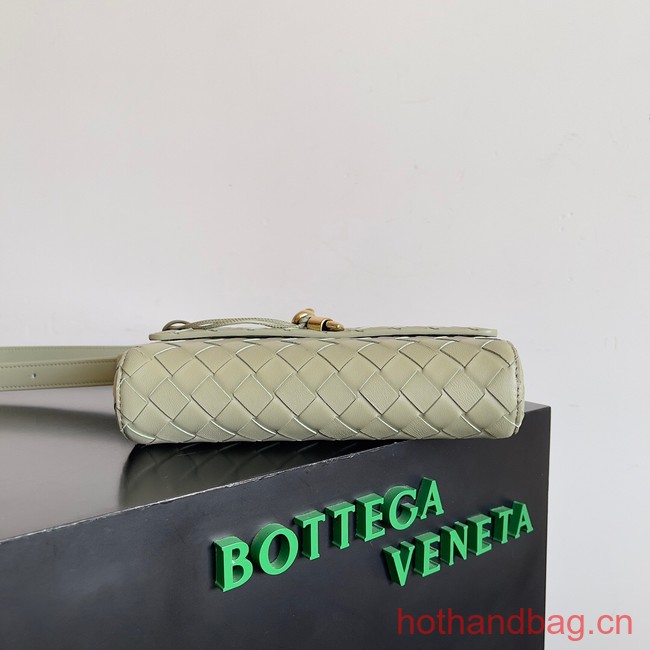 Bottega Veneta Mini Andiamo Cross-Body Bag 755545 light green