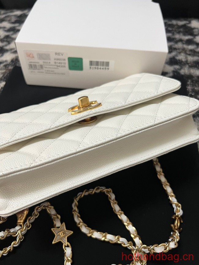 Chanel WALLET ON CHAIN AP3580 white