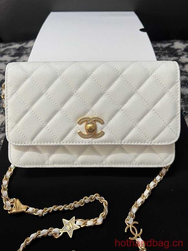 Chanel WALLET ON CHAIN AP3580 white