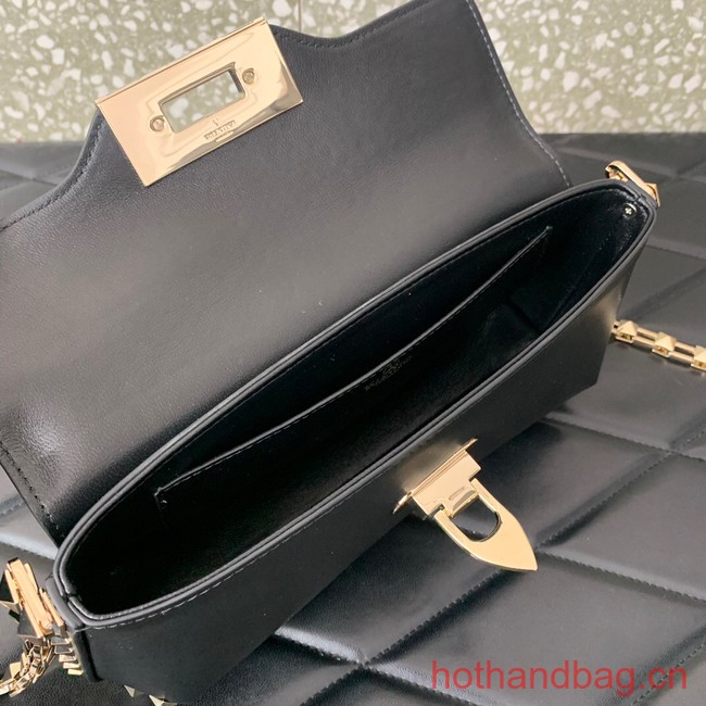 VALENTINO Rockstud 23 smooth calfskin bag 0M77Q black