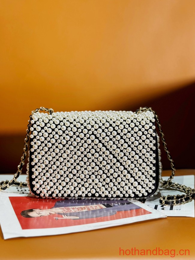 Chanel SMALL FLAP BAG AS3965 Pearls