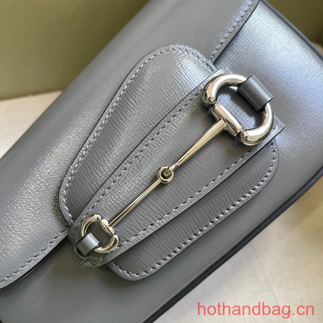 GUCCI HORSEBIT 1955 MINI SHOULDER BAG 774209 gray