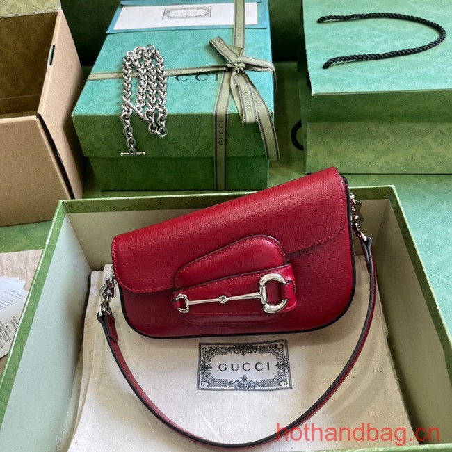 GUCCI HORSEBIT 1955 MINI SHOULDER BAG 774209 red