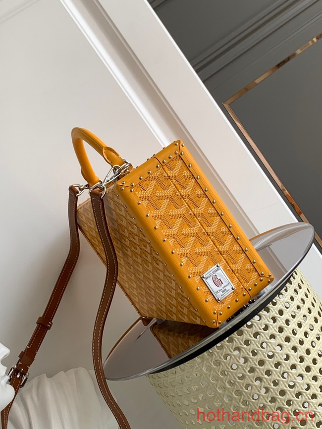 Goyard Calfskin Leather Tote Bag 20301 yellow