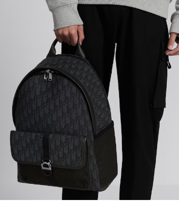 DIOR 8 BACKPACK Black Dior Oblique Jacquard 1EIBA178YK