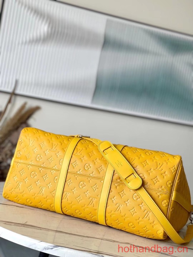 Louis Vuitton Keepall Bandouliere 50 M23748 Yellow 