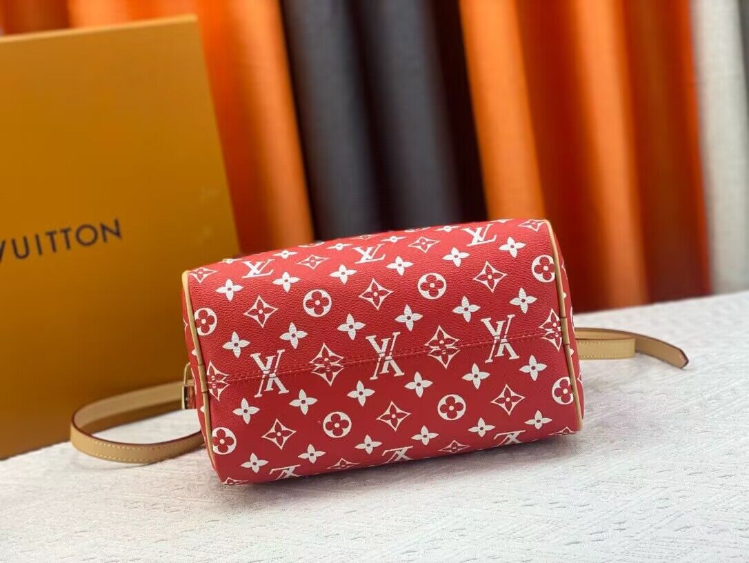 Louis Vuitton LV2024 Speedy 25 M24424 Red