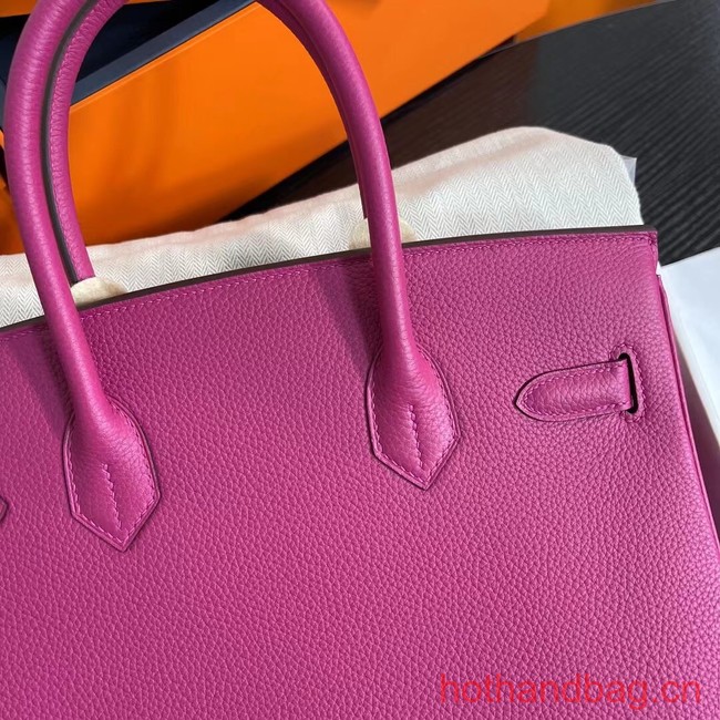 Hermes Original Togo Leather HB30O Fuchsia