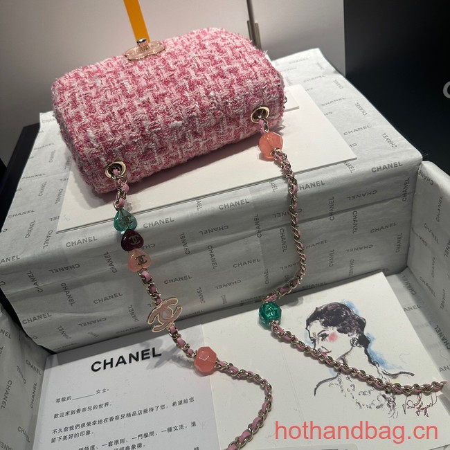 Chanel CLUTCH WITH CHAIN A23P PINK