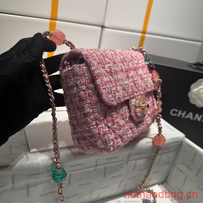 Chanel CLUTCH WITH CHAIN A23P PINK