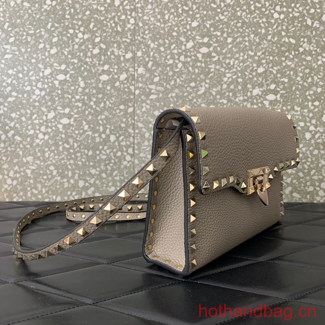 VALENTINO GARAVANI Loco Calf leather bag 0322 gray