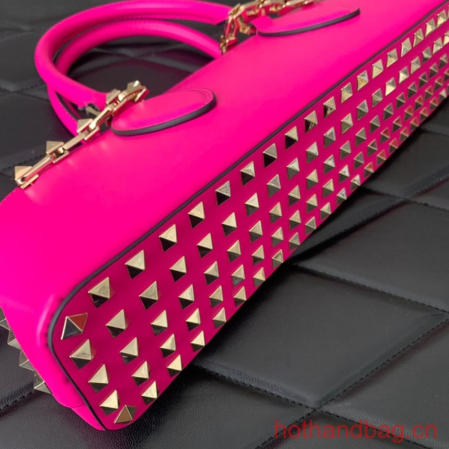 VALENTINO Rockstud calfskin bag KSE0NO pink