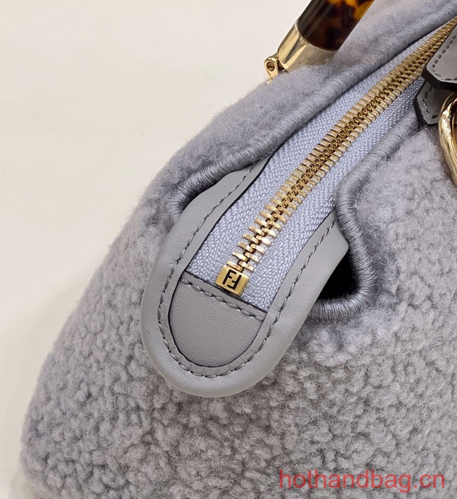 Fendi By The Way Mini Small Boston bag 8BS067 gray