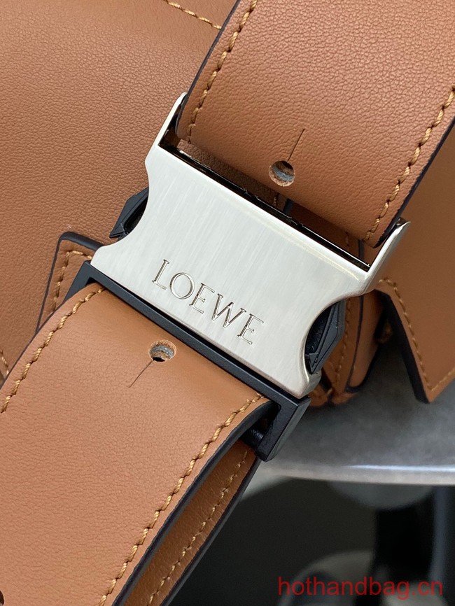 Loewe Small Classic Leather Puzzle Fanny Pack 02963 brown