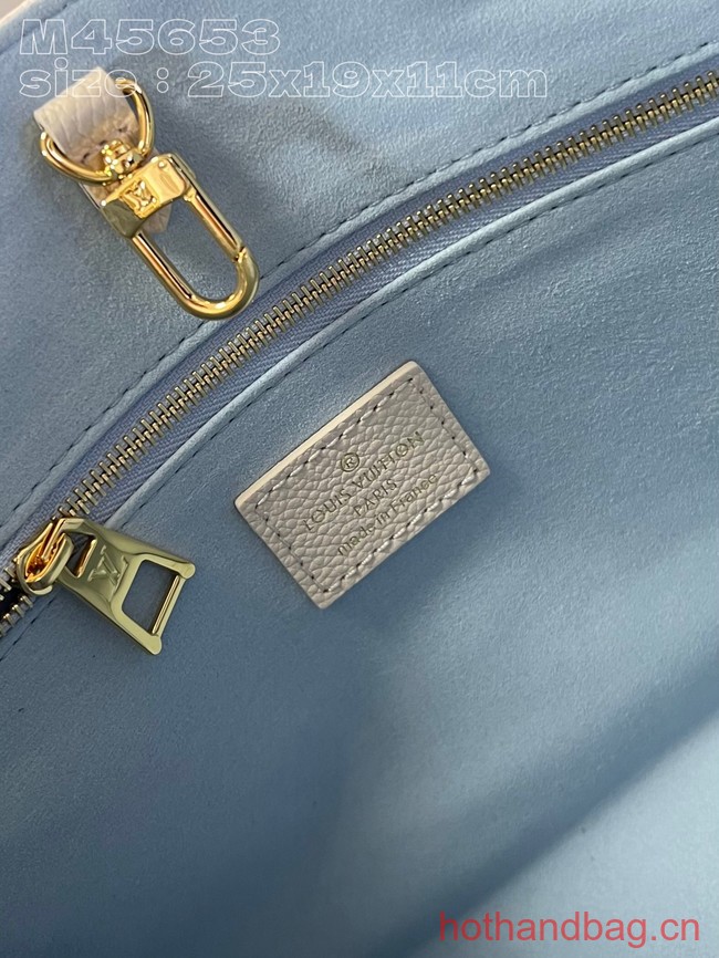 Louis Vuitton ONTHEGO PM M24533 Beige&Light blue