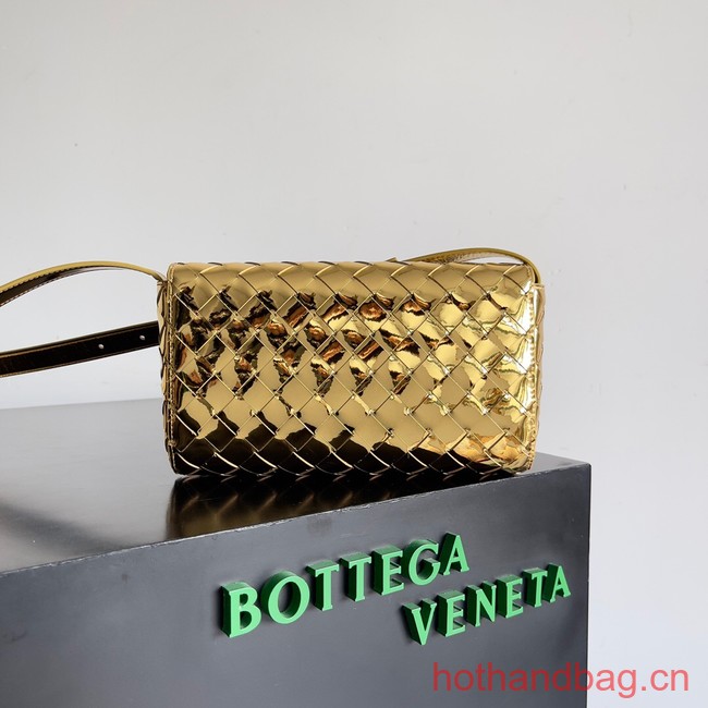 Bottega Veneta Mini Andiamo Cross-Body Bag 755545 gold