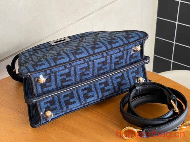 Fendi Peekaboo ISeeU Petite 8BN335 blue