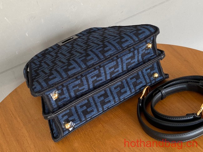 Fendi Peekaboo ISeeU Petite 8BN335 blue