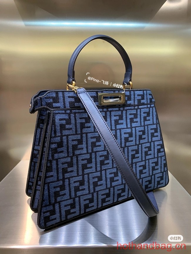 Fendi Peekaboo ISeeU Petite 8BN335 blue