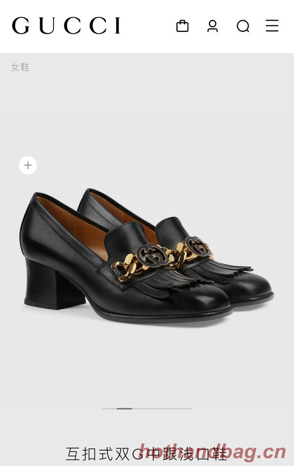 Gucci Shoes GUS00356 Heel 5.5CM