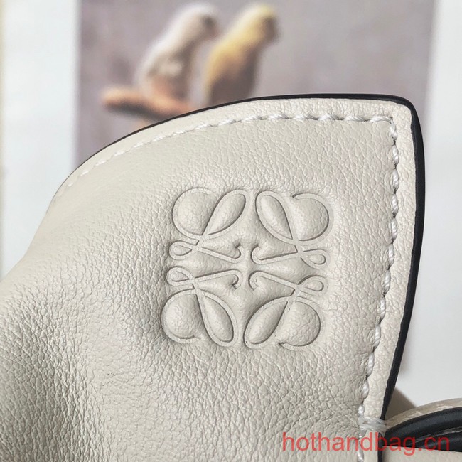 Loewe Mini Napa Leather Flamenco clutch 26941 white