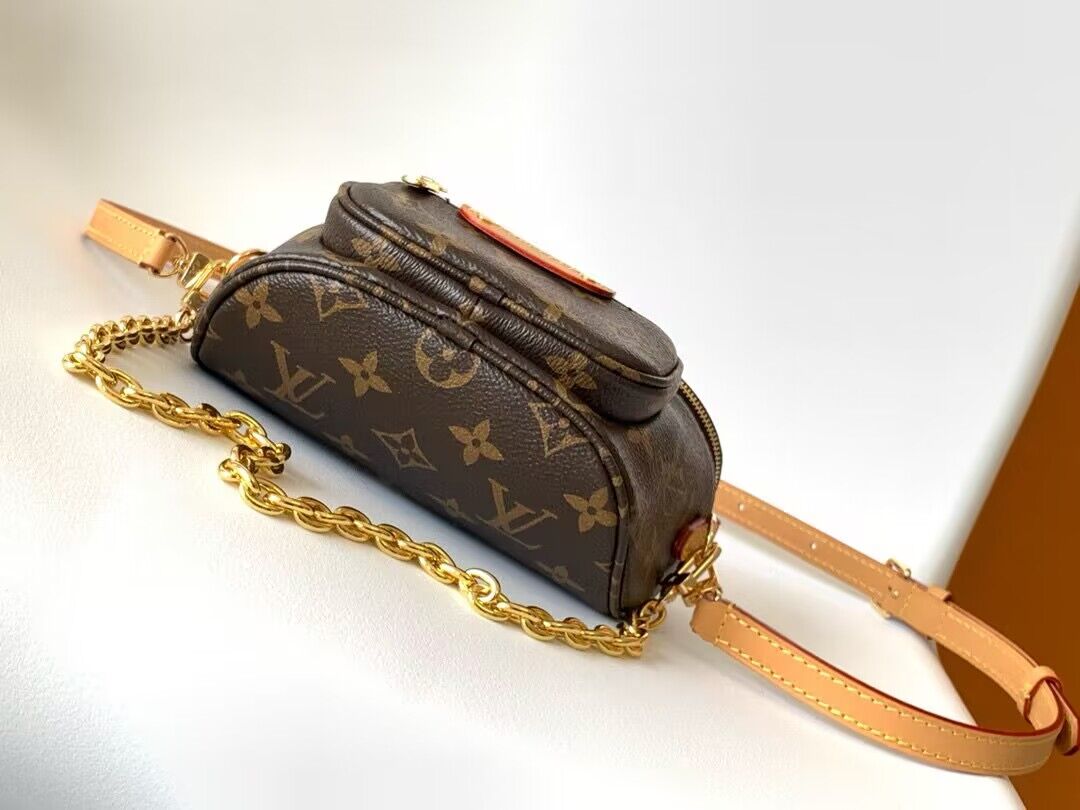 Louis Vuitton Monogram Canvas Mini Bumbag M82335 Brown