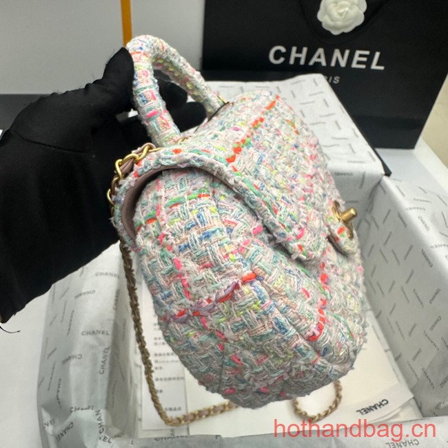 Chanel SMALL BAG WITH TOP HANDLE AS4573 Beige