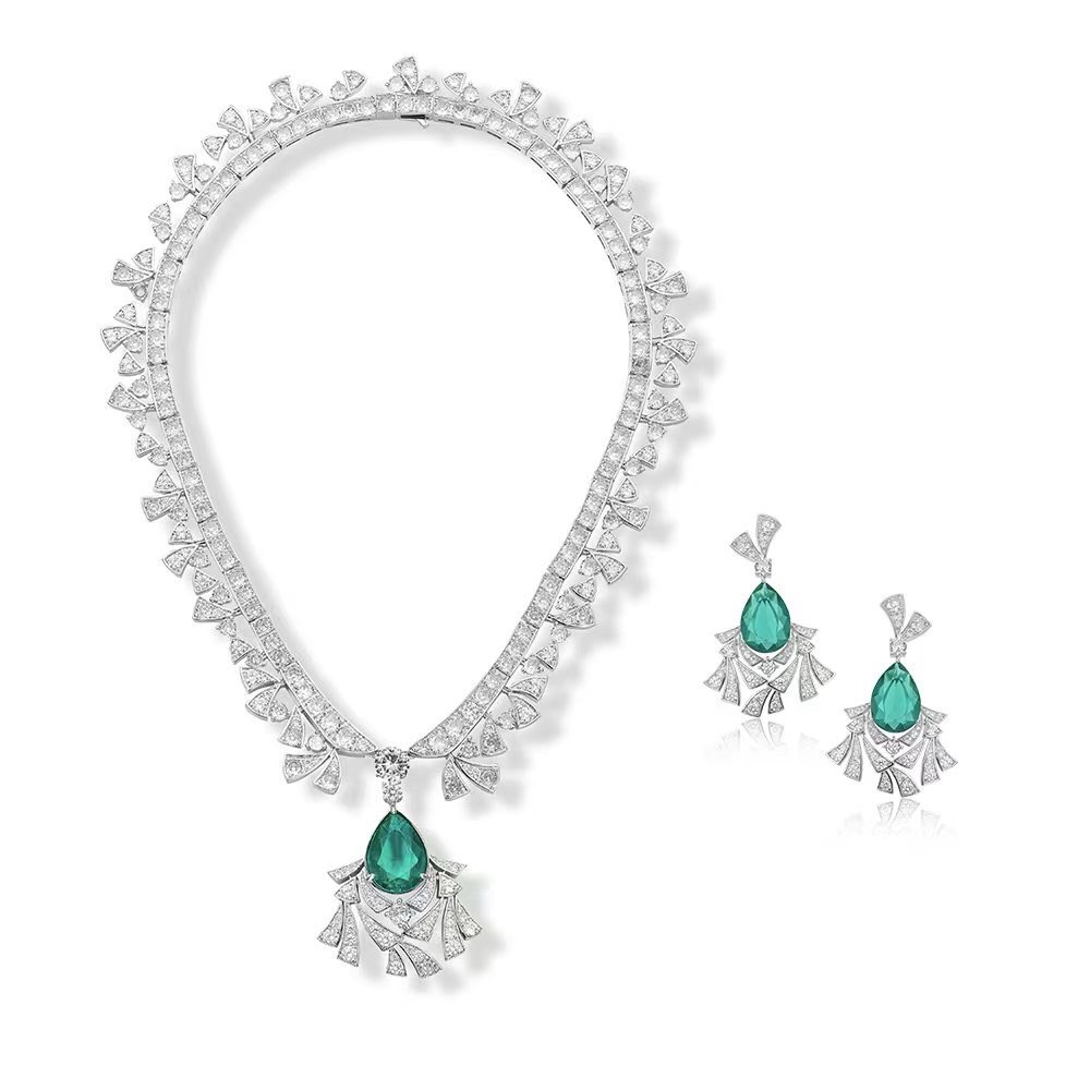 BVLGARI NECKLACE&Earrings CE13351