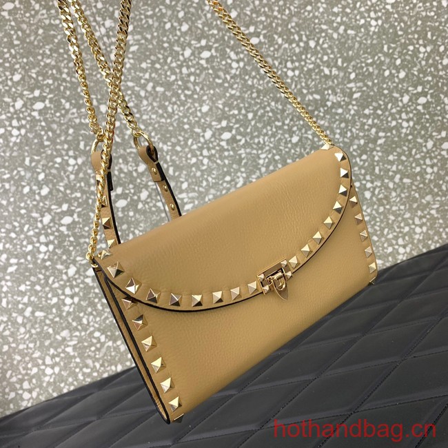 VALENTINO GARAVANI Loco Calf leather bag 0059 Apricot