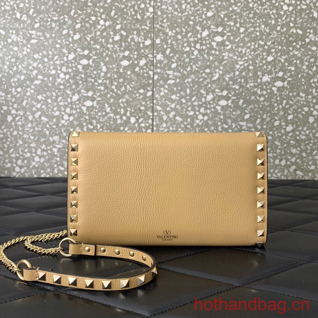 VALENTINO GARAVANI Loco Calf leather bag 0059 Apricot