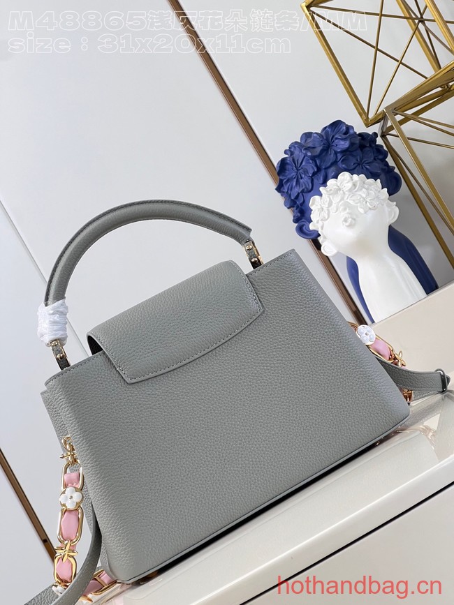 Louis Vuitton Capucines MM M22512 Ice Grey