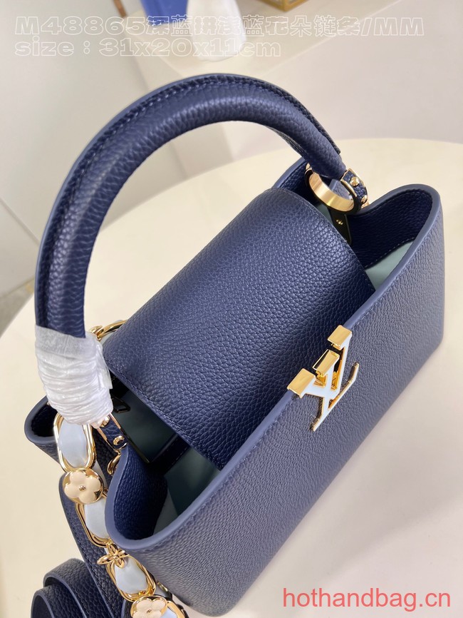 Louis Vuitton Capucines MM M22512 Midnight Blue