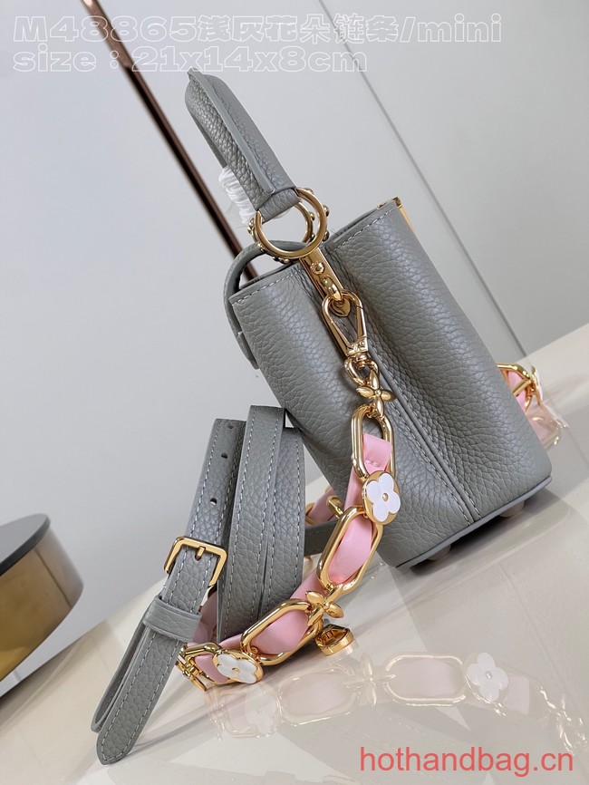 Louis Vuitton Capucines Mini M23363 Ice Grey