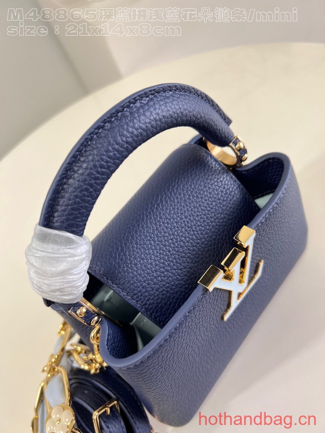 Louis Vuitton Capucines Mini M23363 Midnight Blue