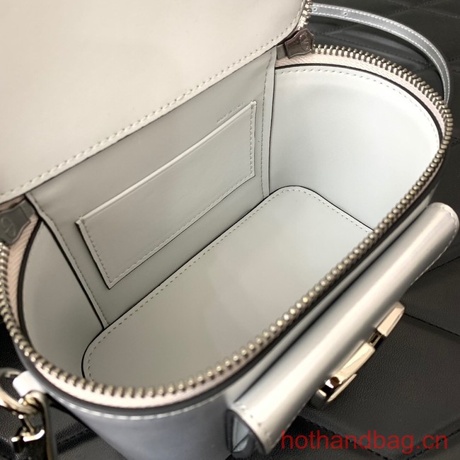 VALENTINO Mini LOCO calfskin box bag HT098 silver