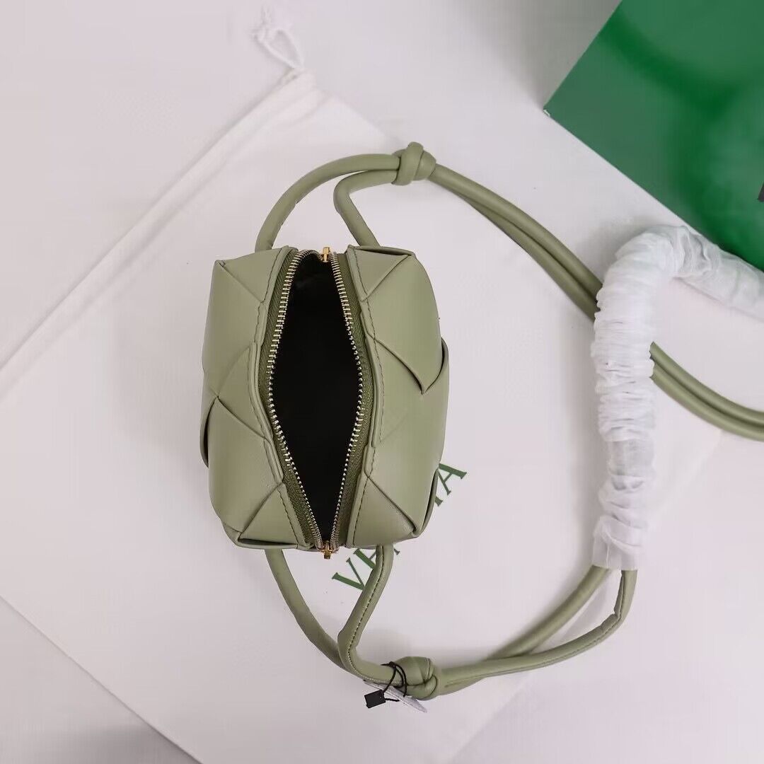 Bottega Veneta Mini Cassette Camera Bag 701915 Light Green