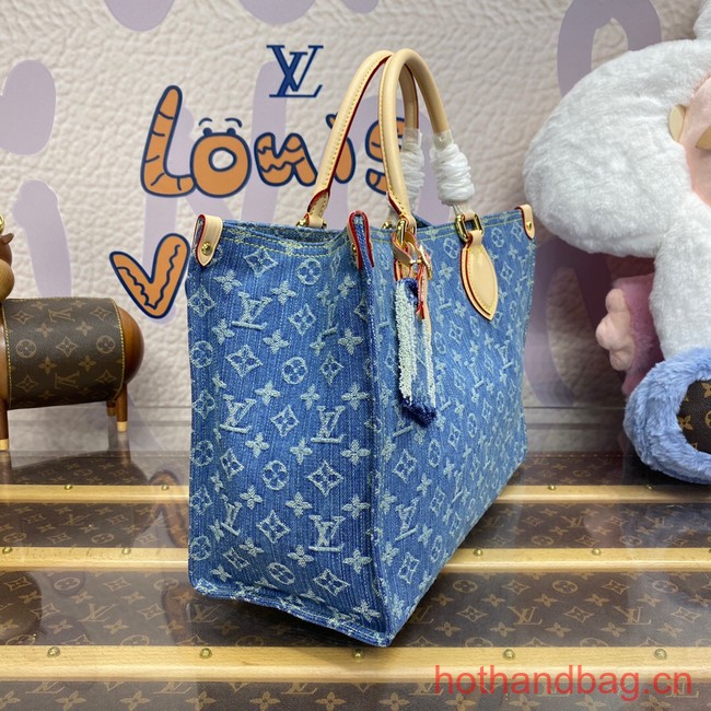 Louis Vuitton OnTheGo MM M46871 Denim Blue