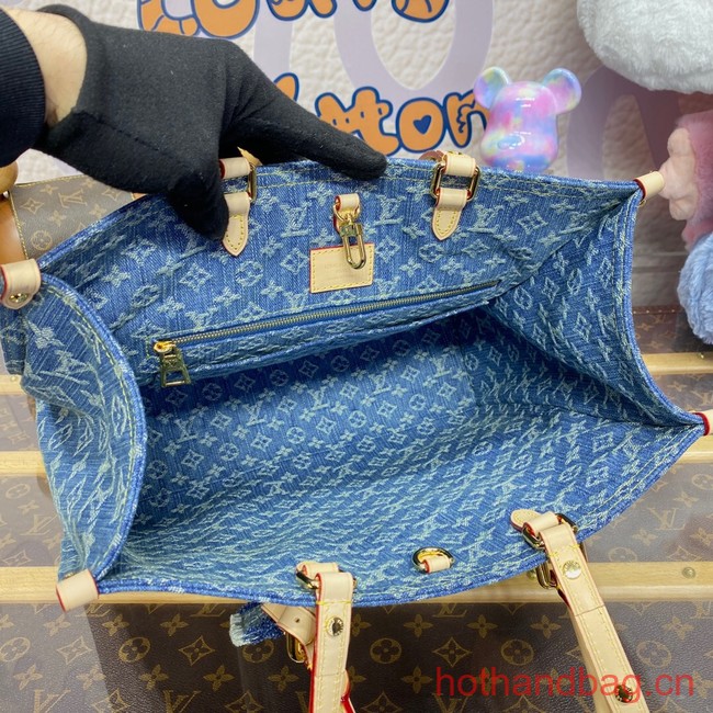 Louis Vuitton OnTheGo MM M46871 Denim Blue