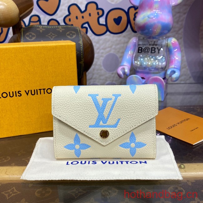 Louis Vuitton Victorine Wallet M82925 blue