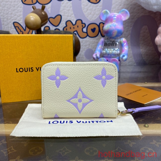 Louis Vuitton Zippy Coin Purse M60574 Bubble Tea Mauve