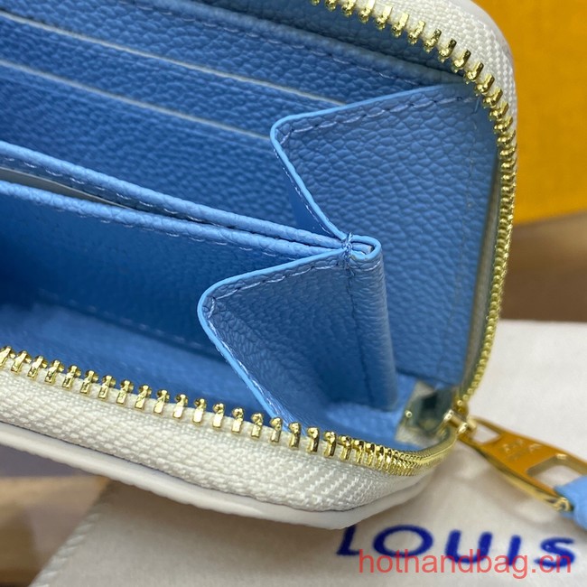 Louis Vuitton Zippy Coin Purse M60574 blue