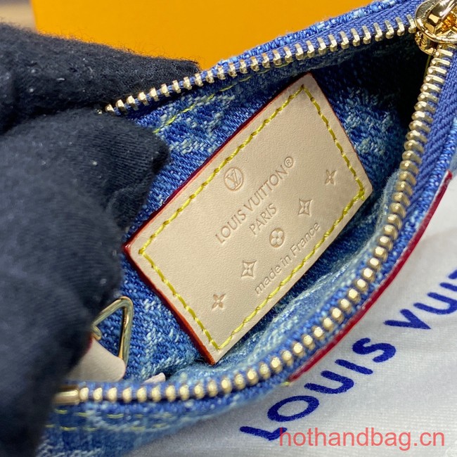 Louis Vuitton Key Pouch M82961 Denim Blue