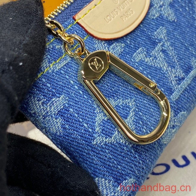 Louis Vuitton Key Pouch M82961 Denim Blue