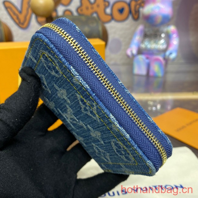 Louis Vuitton Zippy Coin Purse M82957 Denim Blue