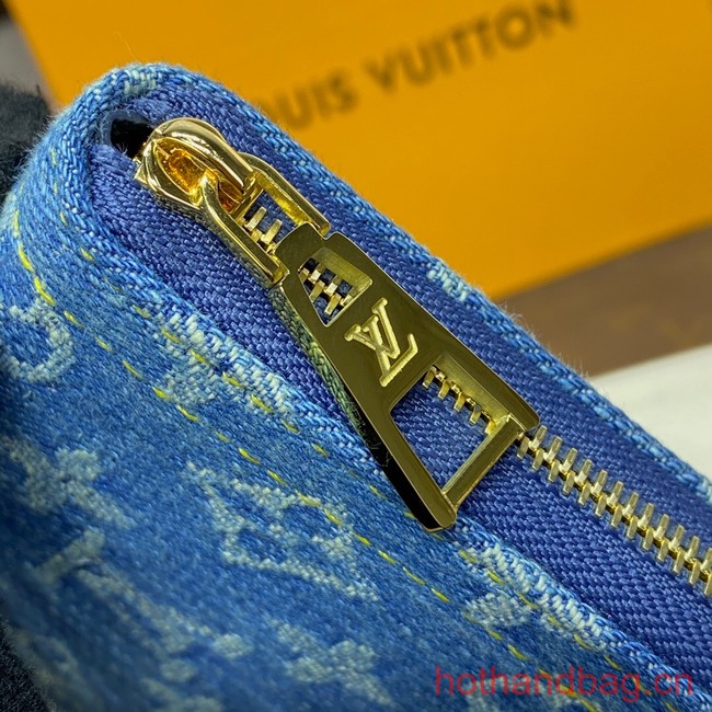 Louis Vuitton Zippy Coin Purse M82957 Denim Blue