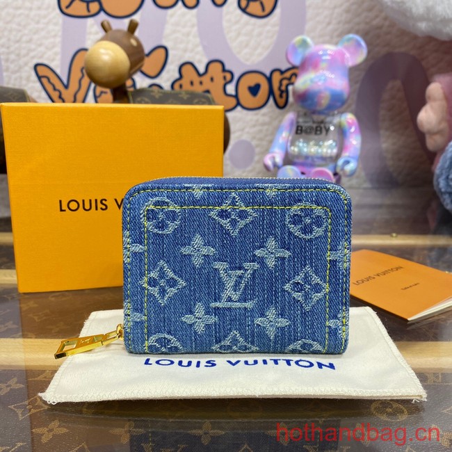 Louis Vuitton Zippy Coin Purse M82957 Denim Blue