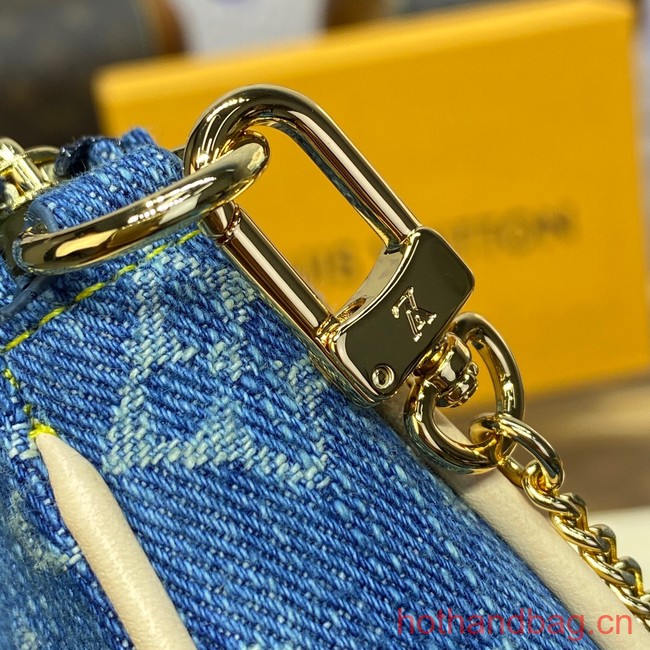 Louis Vuitton Zippy Wallet M82960 Denim Blue