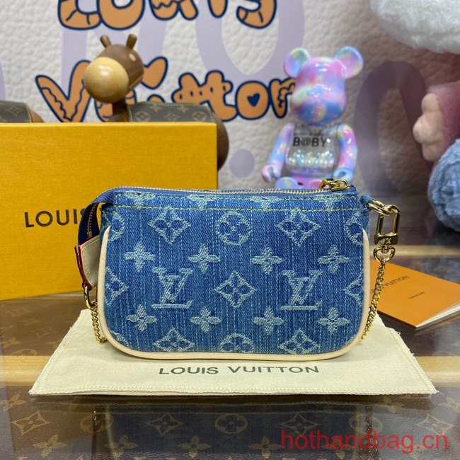 Louis Vuitton Zippy Wallet M82960 Denim Blue