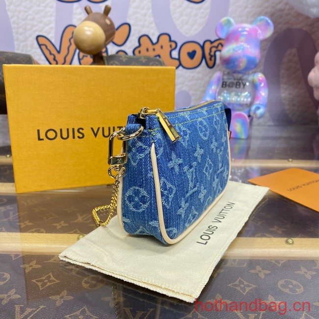 Louis Vuitton Zippy Wallet M82960 Denim Blue